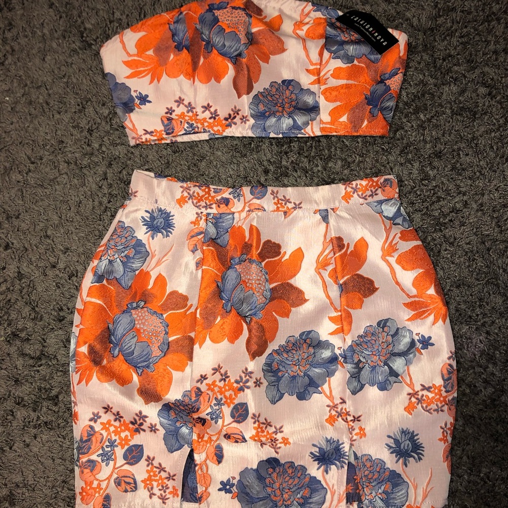 Asami Floral Skirt Set